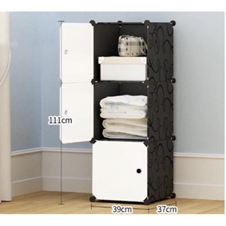XƯỞNG TỦ NHỰA LẮP GHÉP 3 Ô ĐỂ GẤP QUẦN ÁO ĐA NĂNG THÔNG MINH - Ảnh 2