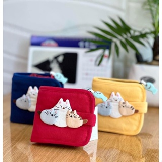 Ví gấp hình 3 con mèo Hikosen Cara
