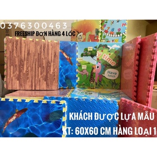 XỐP GHÉP TRẢI SÀN 60x60 CM LOẠI 1 SET 4 HOẶC 6 TẤM