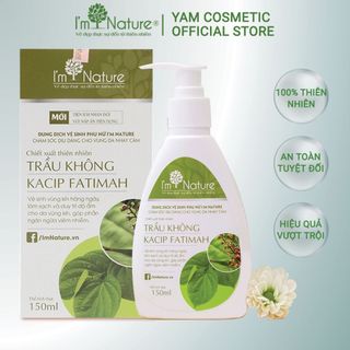 Dung Dịch Vệ Sinh Phụ Nữ Trầu Không Im Nature, Dung Dịch Vệ Sinh Nam Nữ Chai 150ml Thiên Nhiên An Toàn Cho Mẹ Bầu