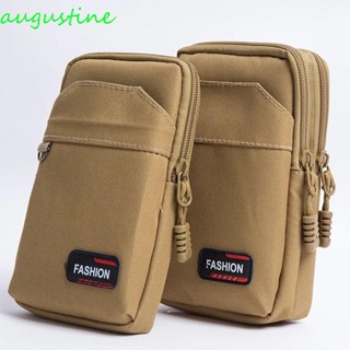 Túi Đựng Điện Thoại Đeo Thắt Lưng Bằng Nylon Bền Bỉ Màu Khaki
