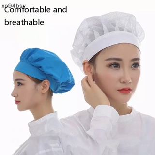 Xo94bsy Mũ Đầu Bếp Kiểu Lưới Co Giãn Thoáng Khí Cho Nam Và Nữ vn