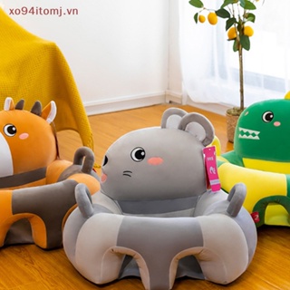 Xo94itomj Vỏ Bọc Ghế Bông Hỗ Trợ Bé Tập Ngồi Hình Động Vật