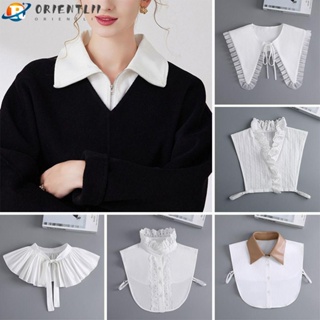 Cổ Áo Sơ Mi Giả Bằng cotton Phong Cách vintage Thời Trang Cho Nữ