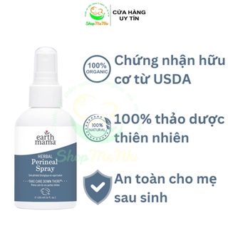 Xịt giảm đau tầng sinh môn trước và sau sinh EARTH MAMA HERBAL SPRAY 120ml.