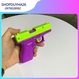 Đồ chơi súng bắn hạt nở m1911 in cà rốt 3d cho bé vui chơi - Ảnh 2
