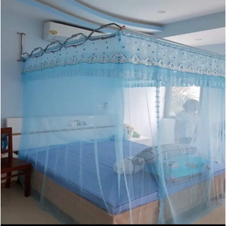 Màn Khung Inox xếp gọn Màn ren lạnh