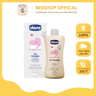 Dầu mát-xa Chicco chiết xuất hạt bông 200ml dành cho bé từ sơ sinh