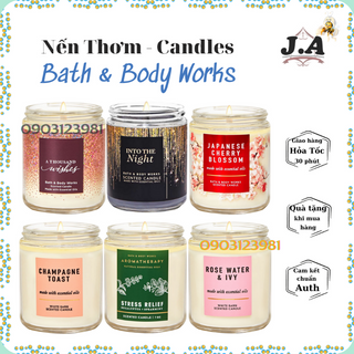 Nến Thơm 1 Bấc Bath  Body Works - Nhiều Mùi Thơm  Hot 198g
