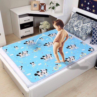 Thảm Lót Chống Thấm 3 Lớp Xuất Nhật Tấm Lót Chống Thấm 3 Lớp Trải Giường Cho Bé Size 80x120cm