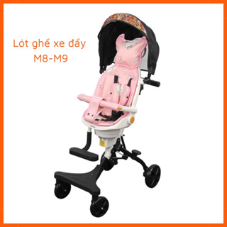 LV200-Đệm lót ghế xe đẩy M8,M9 ngồi 2 mặt cho bé