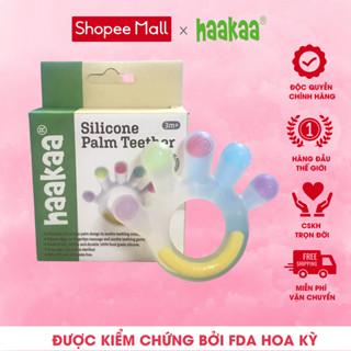 Gặm nướu cho bé hình bàn tay Haakaa. Chất liệu silicone cao cấp, an toàn. Không chứa BPA, PVC và phthalate