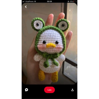 bé vịt đội mũ ếch size lớn ??????