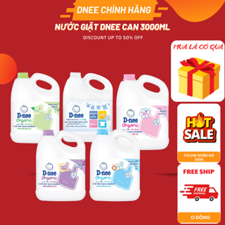 Nước giặt quần áo em bé Dnee 3000ml - Nước Giặt Xả Cho Trẻ Em an toàn cho bé