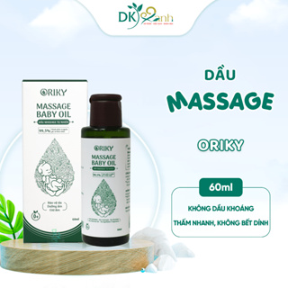 Dầu massage Oriky dưỡng ẩm cho bé, 60ml / chai