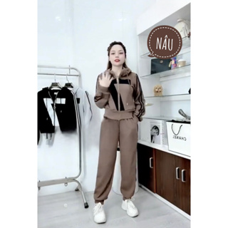 Bộ Nỉ Nữ Số 7,Set Nỉ Nữ,Bộ Đồ Thể Thao, Set Thu Đông Chất T36