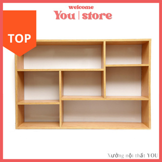 Kệ sách treo tường, Kệ trang trí dài 120cm x R20 x C80cm, Giá sách treo tường size lớn, Kệ sách để bàn, kệ gỗ treo tường - Ảnh 2