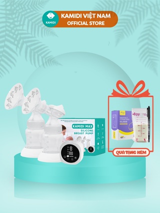 Máy Hút Sữa Điện Đôi Silicon Kamidi Max Cao Cấp