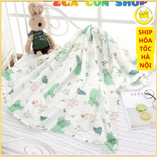 Khăn tắm/khăn quấn bé Smulin cuộn 2lớp 120cm
