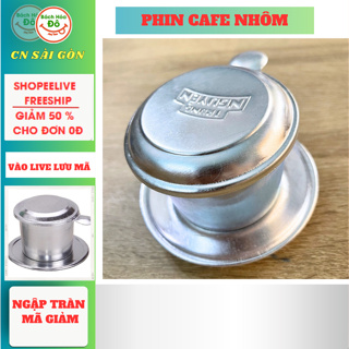 Phin cafe nhôm đủ kích cỡ từ nhỏ đến lớn - Phin pha Cà Phê Bách Hoá ĐÔ SG