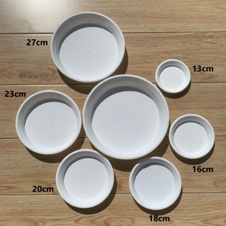- Đĩa Lót Chậu Nhựa VIETPOT Màu TRẮNG, 7 Size, HÀNG MỎNG, Nhựa Nguyên Sinh Dẻo Dai, Đảm Bảo Công Năng Lót Chậu