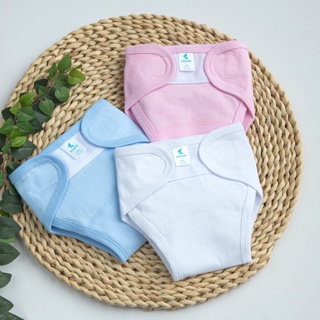 Quần dán bỉm, Set 5 chiếc Tã dán vải MIOMIO bé sơ sinh 0-6 tháng, chất liệu 100% Cotton