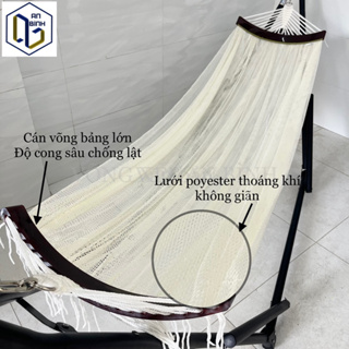 Lưới võng Hàn quốc chất liệu polyester cao cấp không giãn dài 2m35 dùng cho đa số các khung võng xếp