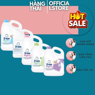 Nước giặt quần áo em bé Dnee 3000ml, Chính hãng Công ty Đại Thịnh