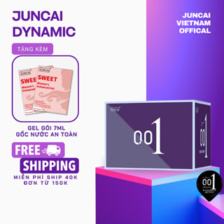 Bao cao su Siêu mỏng JUNCAI 001 Dynamic Có gai Truyền nhiệt Nhiều gel size 52mm