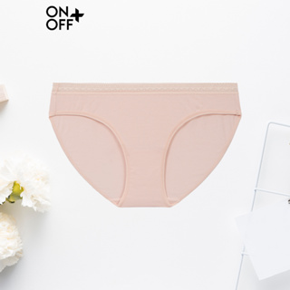 Combo 5 quần lót nữ ONOFF cạp ren cotton USA x Spandex mềm mịn, thoáng mát - 16UQ23A015