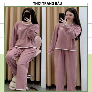 BỒ ĐỒ BẦU V625 CHẤT LEN TĂM-BỘ ĐÒ BẦU VÀ SAU SINH THIẾT KẾ CÓ KHÓA CON TI TIỆN LỢI MẶC BẦU VÀ SAU SINH FRESIZE