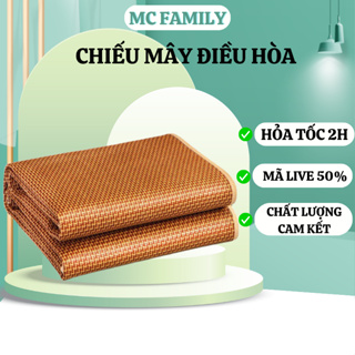 Chiếu mây điều hòa mát lạnh đủ size đan dày , làm bằng sợi mây tổng hợp tự nhiên phù hợp mọi loại gường nệm