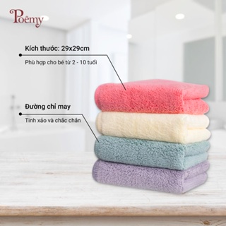 Khăn mặt chữ nhật Poêmy sọc gân KT