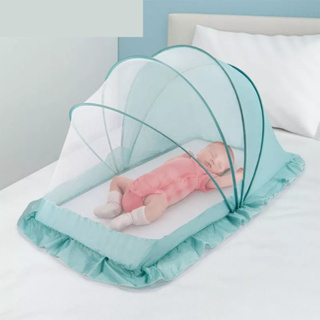Ma n chu p tư  bung gâ p go n cho be  60 x 100cm - Mu ng chu p tư  bung chô ng muô i cho be  an toa n tuyê t đô i