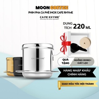 Phin pha cà phê inox CAFE RHYME   Phin lọc cà phê bằng inox