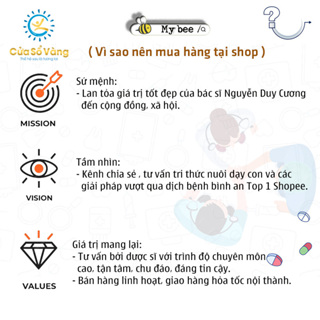 Thanh lương thảo Cửa sổ vàng, hỗ trợ giảm ho, giảm các triệu chứng do cảm lạnh - Mybee