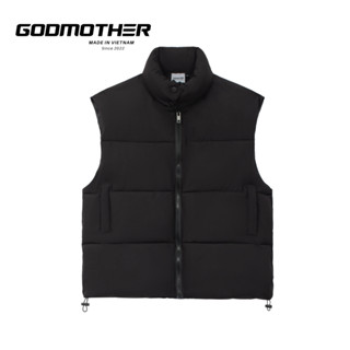 Áo Phao Gile, Áo Khoác Phao Cộc Tay Nam Nữ 2 Túi Sườn Chéo Mùa Thu Đông Mẫu Mới Năm 2026 GODMOTHER
