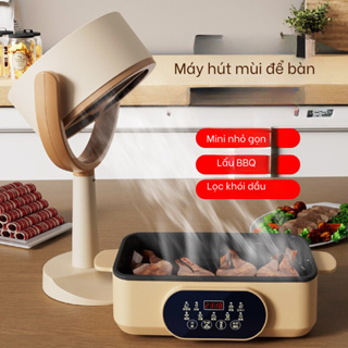 Máy hút mùi bếp, quạt tản nhiệt mini cho lò nướng để bàn nhỏ gọn, di động tiện dụng