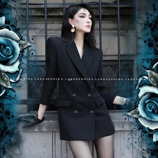 Áo Vest Thiết Kế May Kỹ Rishima 2 Lớp 2 Hàng Cúc Tay Lửng Chất Vải Tuyết Mưa  La Rosé Noire