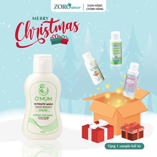 Dung dịch vệ sinh phụ nữ hàng ngày OMum 100ml làm hồng và dưỡng ẩm vùng kín, ngừa bệnh phụ khoa
