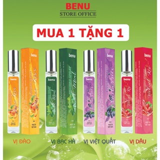 Xịt Thơm Miệng BENU Vị Đào, Việt Quất Mới Lạ Kissing Spray Chai Nước Xịt Thơm Miệng Vị Đào Ngọt Ngào, Vị Bạc Hà The Mát