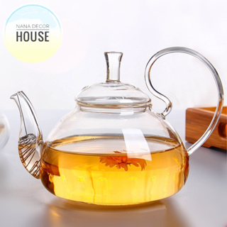 Ấm trà thuỷ tinh cao cấp lọc lò xo dung tích 600ml mẫu hot 2026