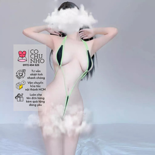 SET146 -Set Đồ Lót DÂY Gợi Cảm có nơ dễ thương - Nội Y Cho Đêm Nóng Bỏng - Cosplay Sexy -COCHUNHOQUAN11 - Ảnh 2