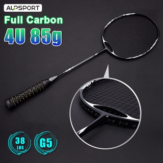 Vợt cầu lông ALPSPORT ALP ZHANYU 38LBS 4U G5 50T 100 sợi carbon độ bền cao có hộp đựng chuyên nghiệp - Ảnh 2