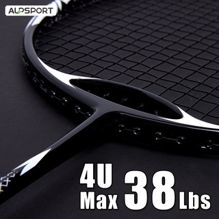 Vợt cầu lông ALPSPORT ALP ZHANYU 38LBS 4U G5 50T 100 sợi carbon độ bền cao có hộp đựng chuyên nghiệp