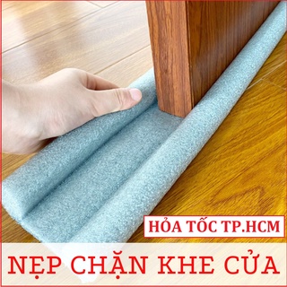 Nẹp Mút Xốp 90cm Chặn Đáy Khe Cửa, Miếng Chặn Khe Cửa Ngăn Côn Trùng Bụi Bẩn, Chắn Gió Điều Hòa, Chống Kẹt Tay Chân Bé