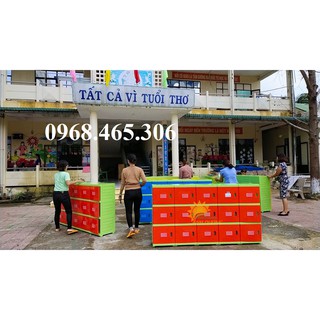 Tủ nhựa đựng đồ dùng mầm non - Ảnh 2