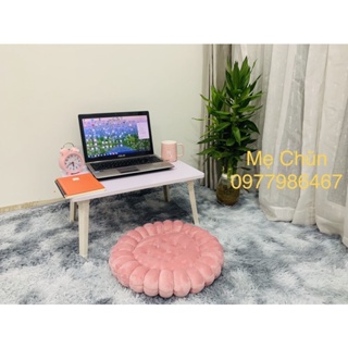 Bàn học gấp gọn ngồi bệt, bàn chân nhựa cứng 40x60cm mặt gỗ MDF loại đẹp