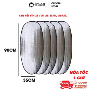 Miếng Che Yên Xe Chống Nắng ETAMI Tấm Chống Nắng Xe Máy