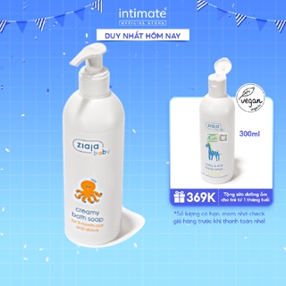 Tắm Gội 2in1 Cho Trẻ Từ 3 Tháng Tuổi ZIAJA Baby Creamy Bath Soap Giúp Dưỡng Ẩm, Làm Sạch Nhẹ Nhàng 300ml